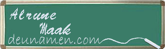 Alrune Maak Visitenkarte